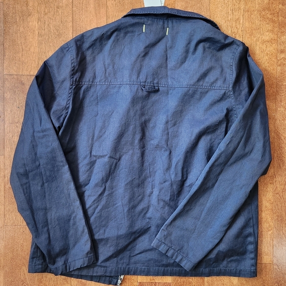 Roamers & Seekers Mcway Blue Bomber jacket NWT hemp and cotton - Picture 5 of 6